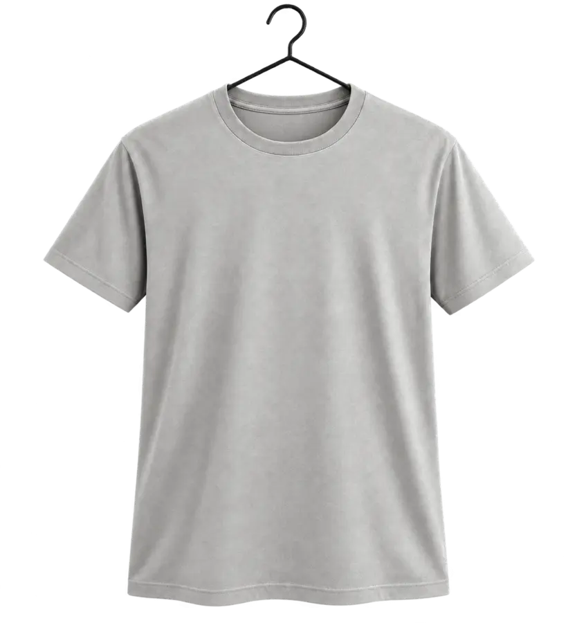 Camiseta Cinza-mescla para personalização