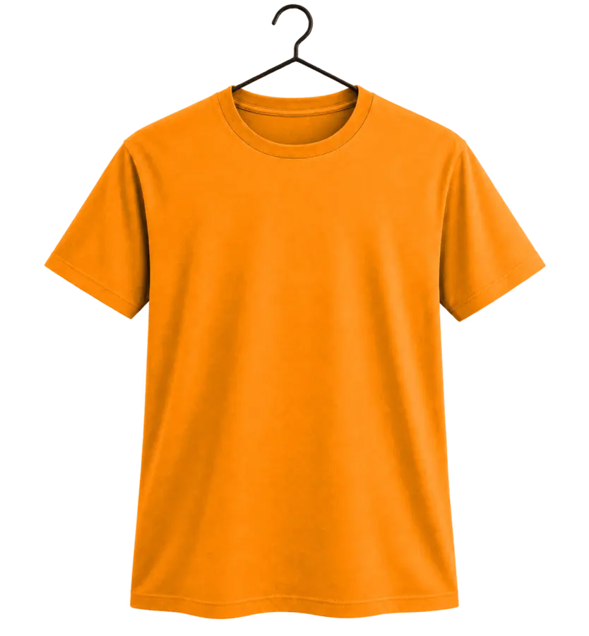 Camiseta Laranja para personalização