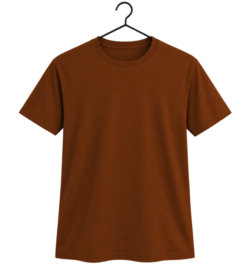 Camiseta Marrom para personalização