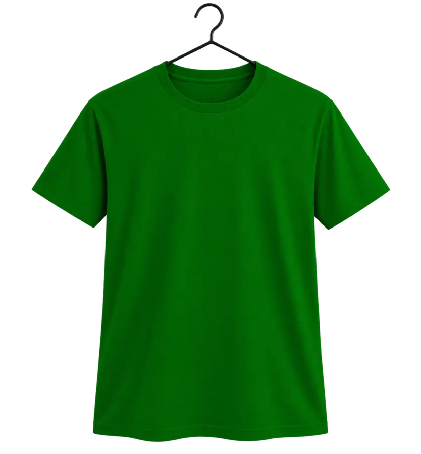 Camiseta Verde-bandeira para personalização