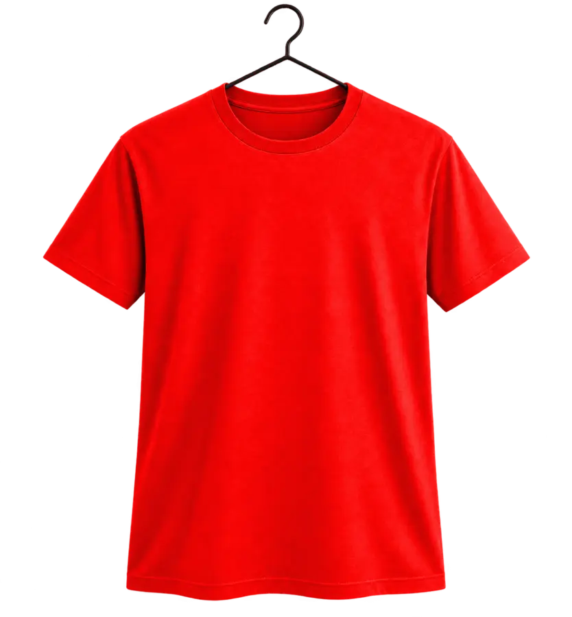 Camiseta Vermelho para personalização