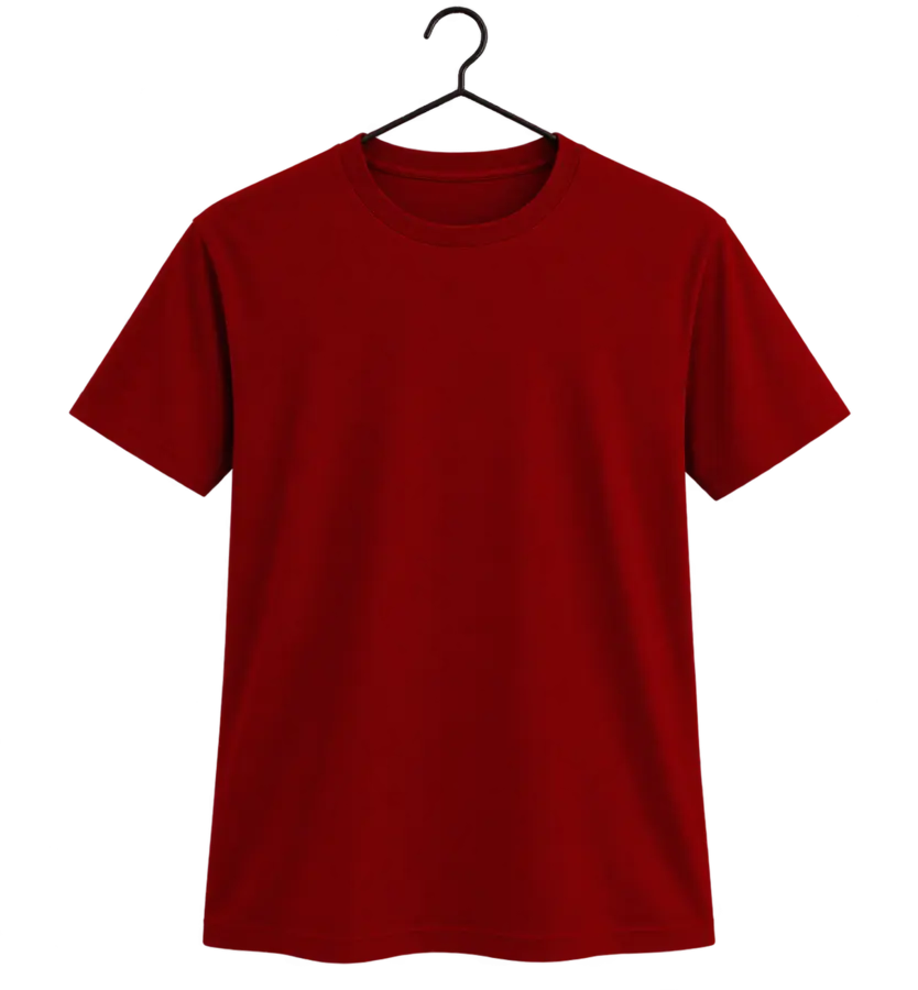 Camiseta Vinho para personalização