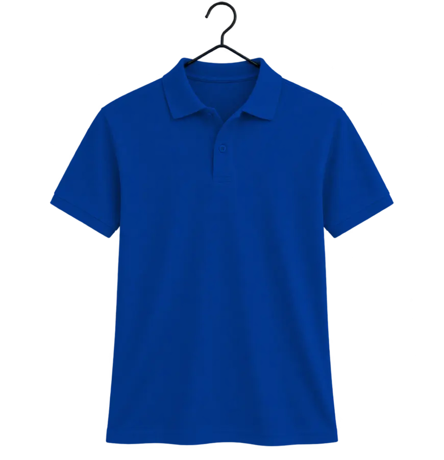 Camisa polo Azul royal para personalização