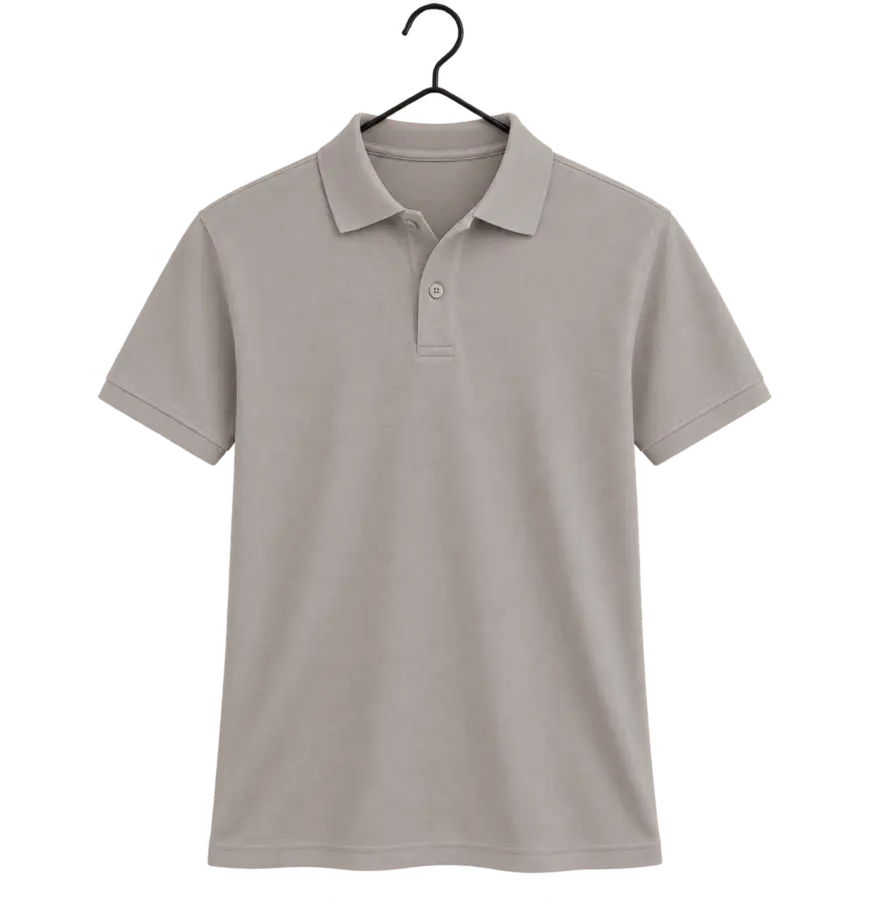 Camisa polo Cinza para personalização