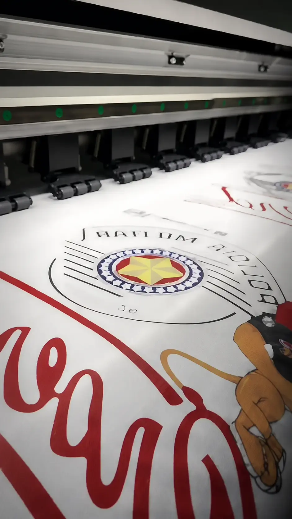 Impressão da arte para camiseta na MF Estamparia